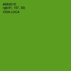 #5B9D1E - Vida Loca Color Image